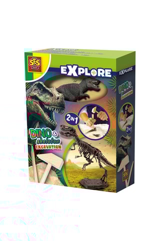 Kit Explora dinosaurios y esqueletos 2 en 1 - Desde 5 años