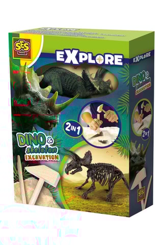 Kit Explora dinosaurios y esqueletos 2 en 1 - Desde 5 años