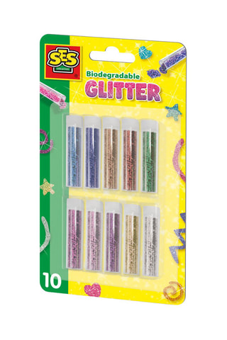 10 purpurinas biodegradables - Desde 3 años