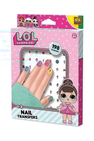 Pegatinas para uñas L.O.L Surprise! - 198 piezas - Desde 6 años