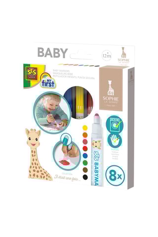 Kit de 8 rotuladores Sophie La Jirafa - A partir de 12 meses