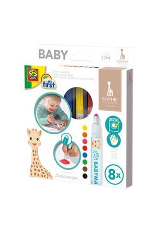 Kit de 8 rotuladores Sophie La Jirafa - A partir de 12 meses