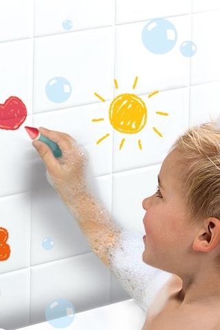 8 tizas de colores para el baño - A partir de 24 meses