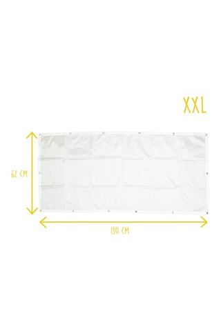 Letrero XXL - Blanco - 130 x 62 cm