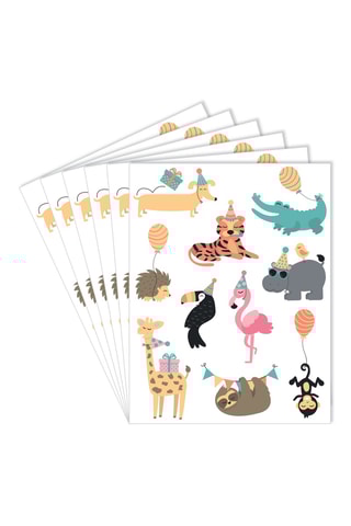 60 pegatinas de calcomanía - Color aleatorio - Desde 3 años