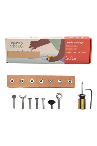 Juego de bricolaje de madera - 10 piezas - Desde 3 años