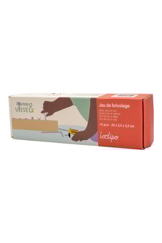 Juego de bricolaje de madera - 10 piezas - Desde 3 años
