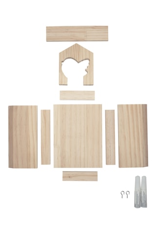 Comedero de pájaros de madera para montar - desde 5 años