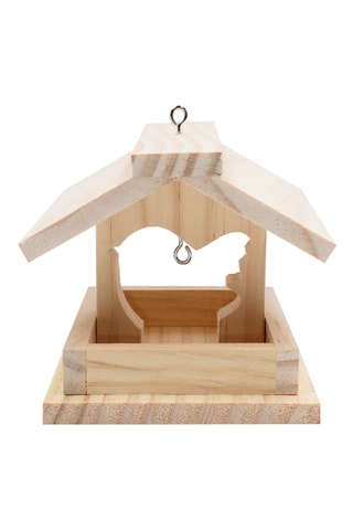 Comedero de pájaros de madera para montar - desde 5 años