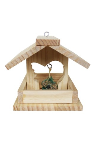 Comedero de pájaros de madera para montar - desde 5 años