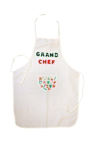 5 delantales - Crudo