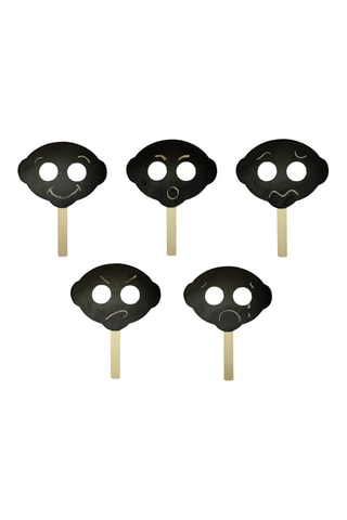 10 máscaras de disfraz de madera - Desde 3 años