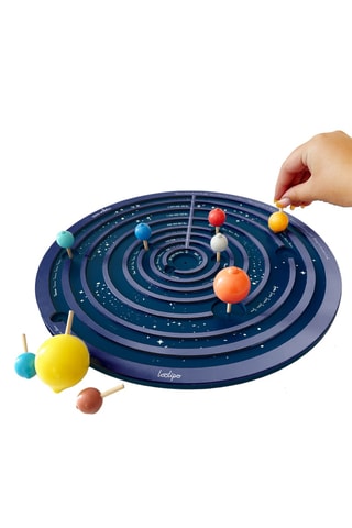 Kit de bandeja con sistema solar de madera - Desde 7 años - Modelo aleatorio