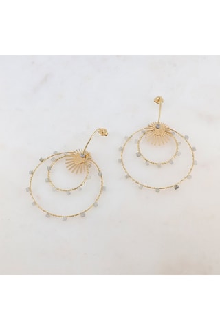 Boucles d'oreilles 
Labradorites