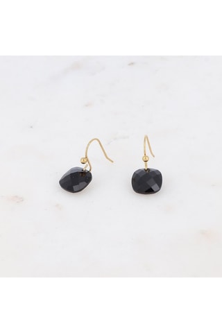 Boucles d'oreilles - Doré et noir