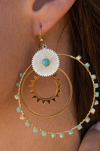 Boucles d'oreilles - Jaspes