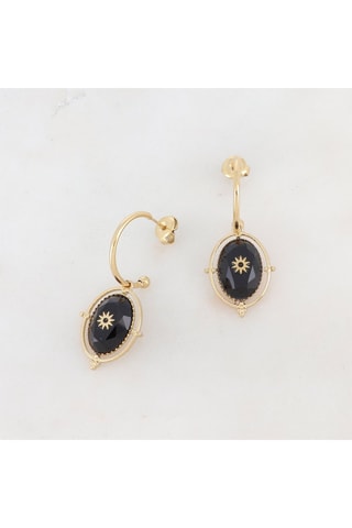 Boucles d'oreilles 
Onyx