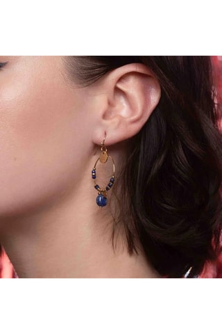 Boucles d’oreilles - Onyx et agates