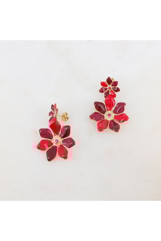 Boucles d’oreilles - Rouge