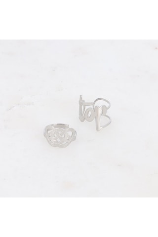 2 earcuffs - Argenté