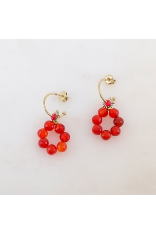 Boucles d’oreilles - Cornalines