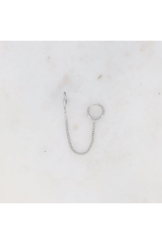 2 earcuffs reliés - Argenté