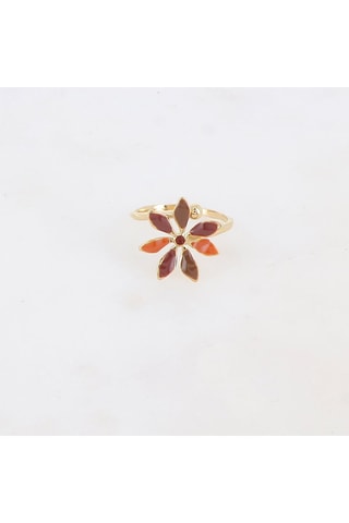 Bague - Doré et marron