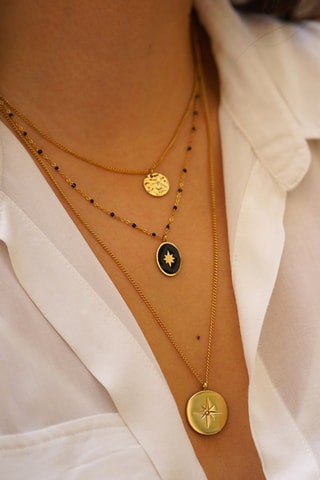 Collier - Doré et noir