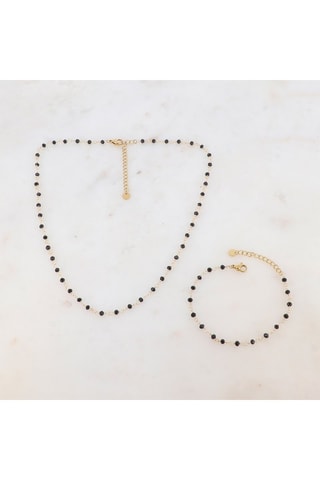 Parure - Doré et noir