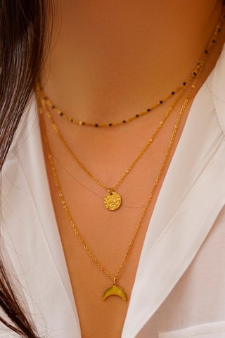 Collier - Doré et noir