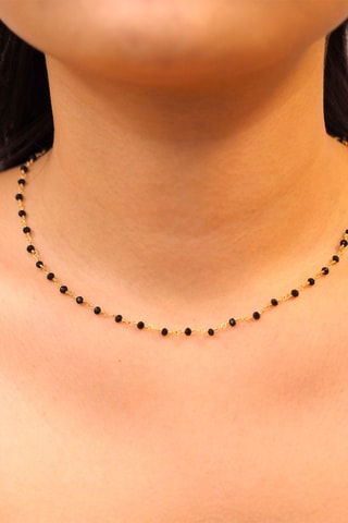 Collier - Doré et noir