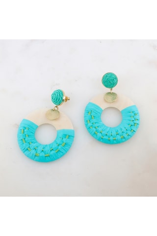 Boucles d'oreilles - Bois