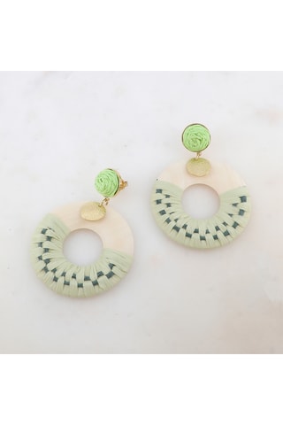 Boucles d'oreilles - Bois