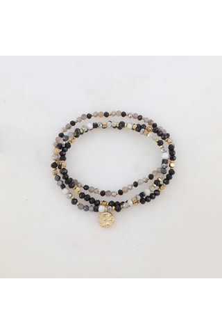 3 bracelets - Agates et howlites