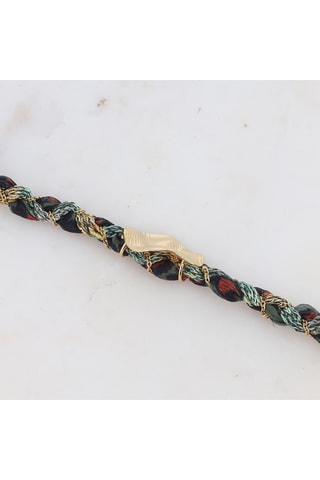 Bracelet - Doré et bleu marine 