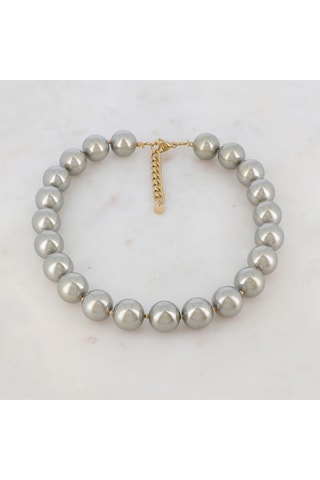 Collier - Doré et gris