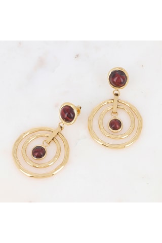 Boucles d’oreilles - Œils-de-taureau