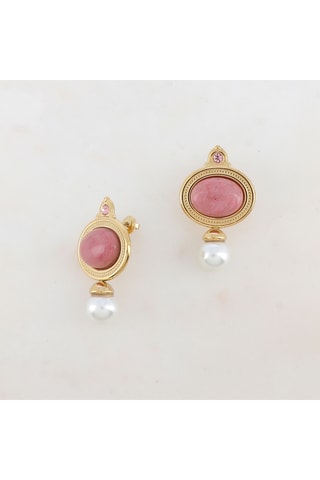 Boucles d’oreilles - Rhodonites