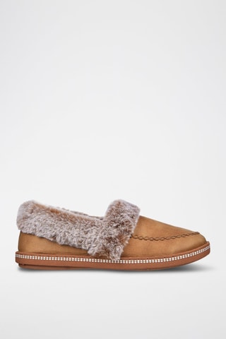 Pantoufles fourrées - Marron