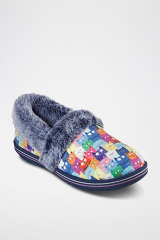 Pantoufles fourrées Bobs Too Cozy - Bleu