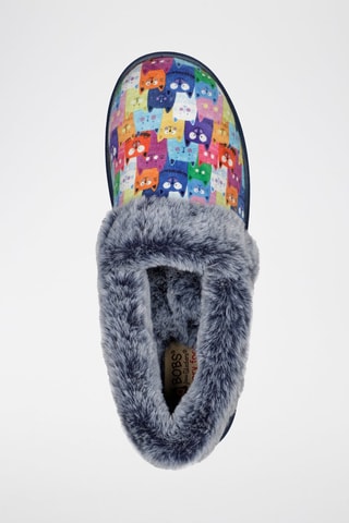 Pantoufles fourrées Bobs Too Cozy - Bleu