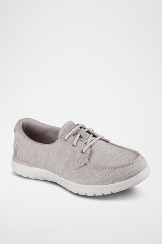 Chaussures bateau - Taupe