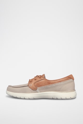 Chaussures bateau On-The-Go Flex - Beige