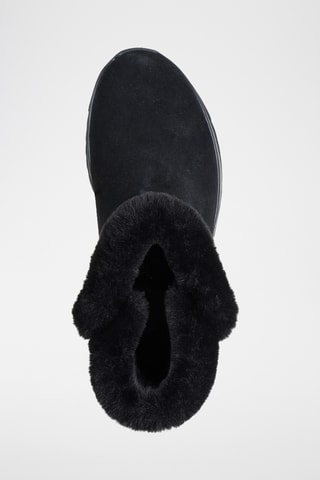 Bottines fourrées en cuir On-The-Go Stellar - Noir