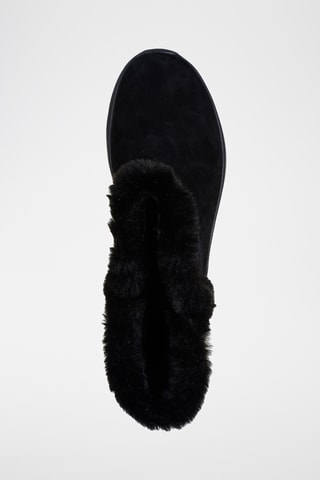 Bottines fourrées en nubuck On-The-Go - Noir