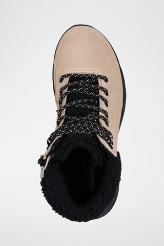 Bottines fourrées en cuir Glacial Ultra - Beige