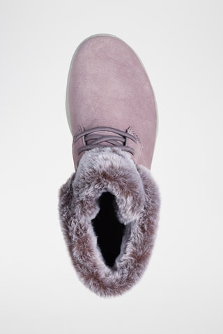 Bottines fourrées en cuir On-The-Go Joy - Rose