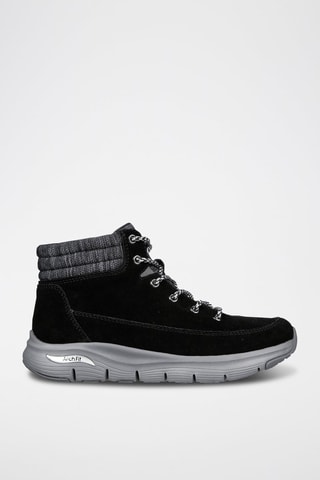 Bottines en nubuck Arch Fit Smooth - Noir