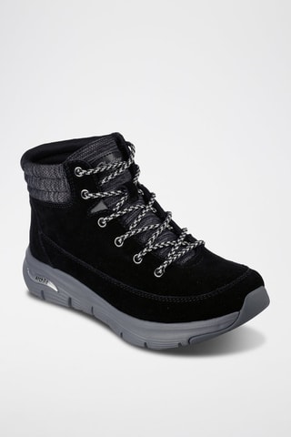 Bottines en nubuck Arch Fit Smooth - Noir