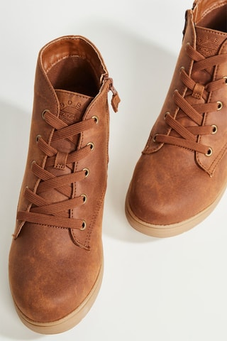 Bottines compensées Gala - Noisette